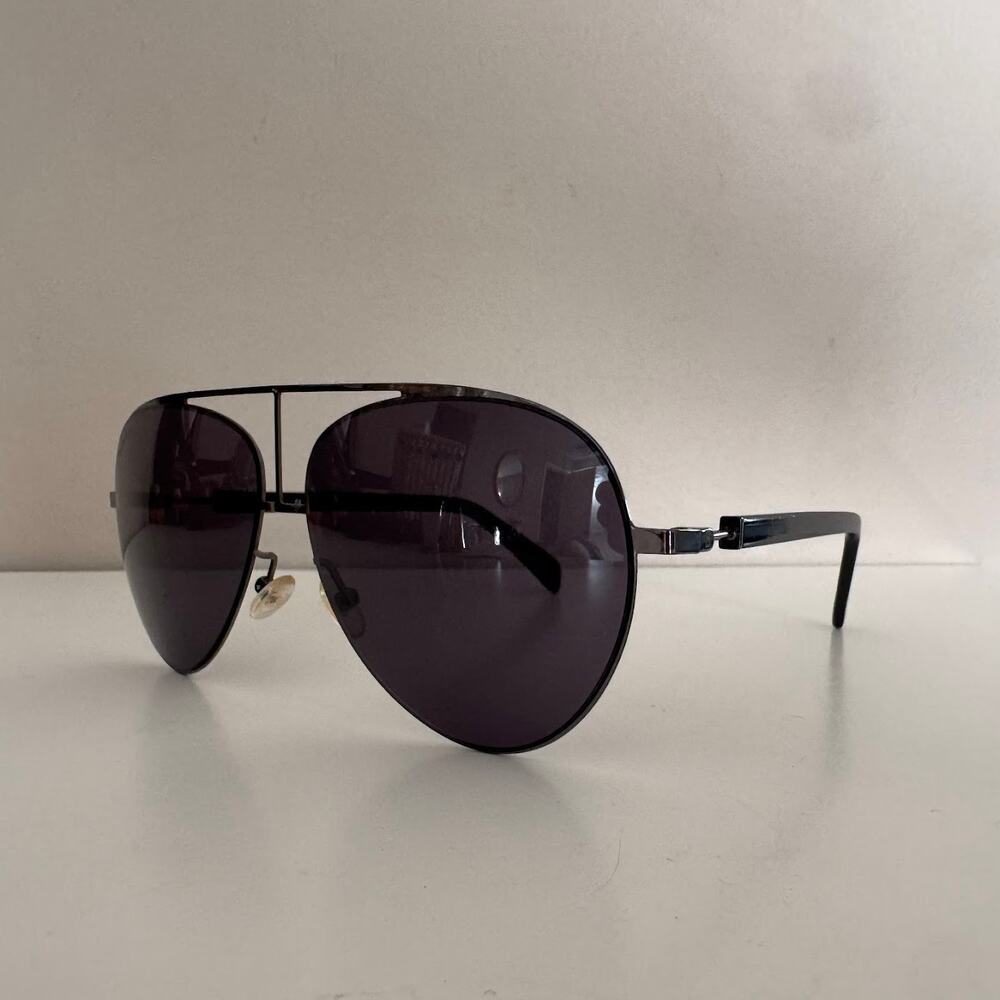 Balmain Black Aviator Sunglasses BL2103B